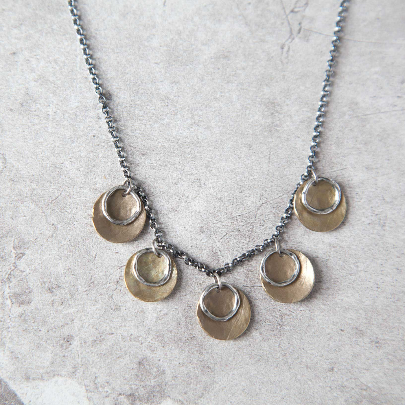 Mixed Metal Necklaces