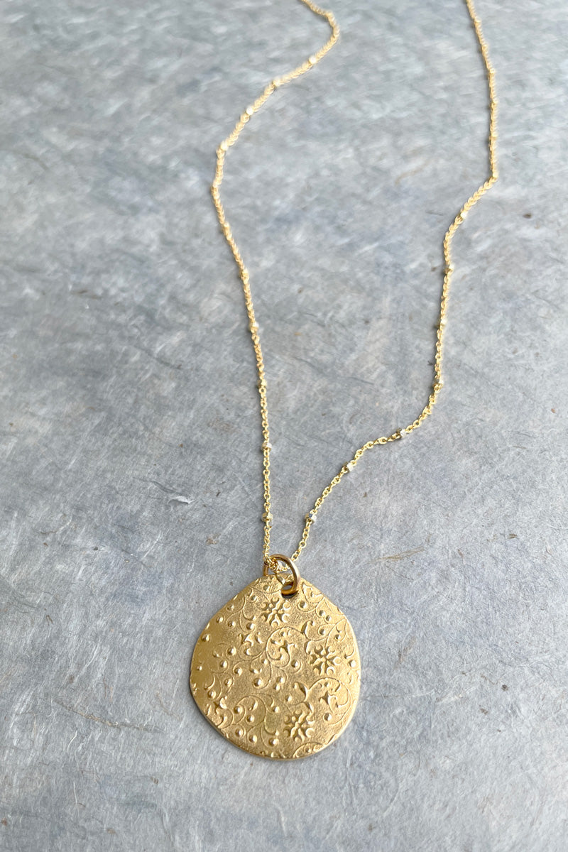 Wildflower Necklace | Bronze