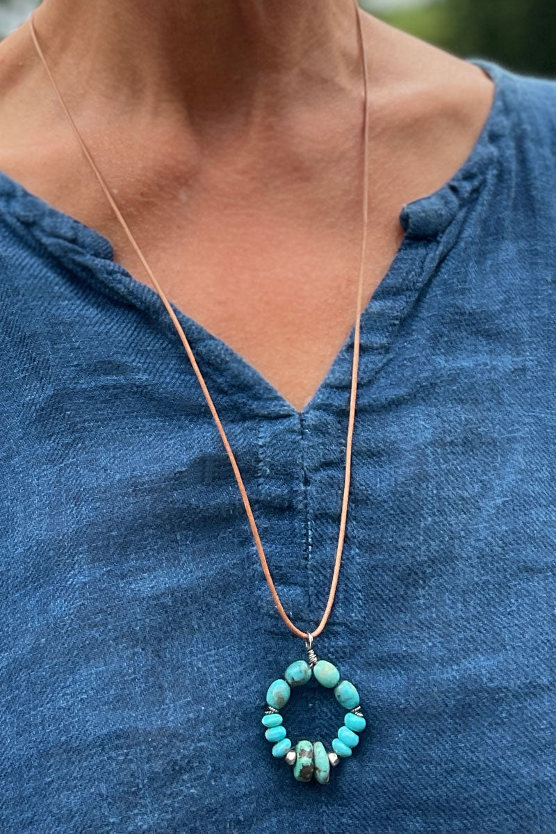 Peaceful Warrior Necklace | Turquoise Limited Edition