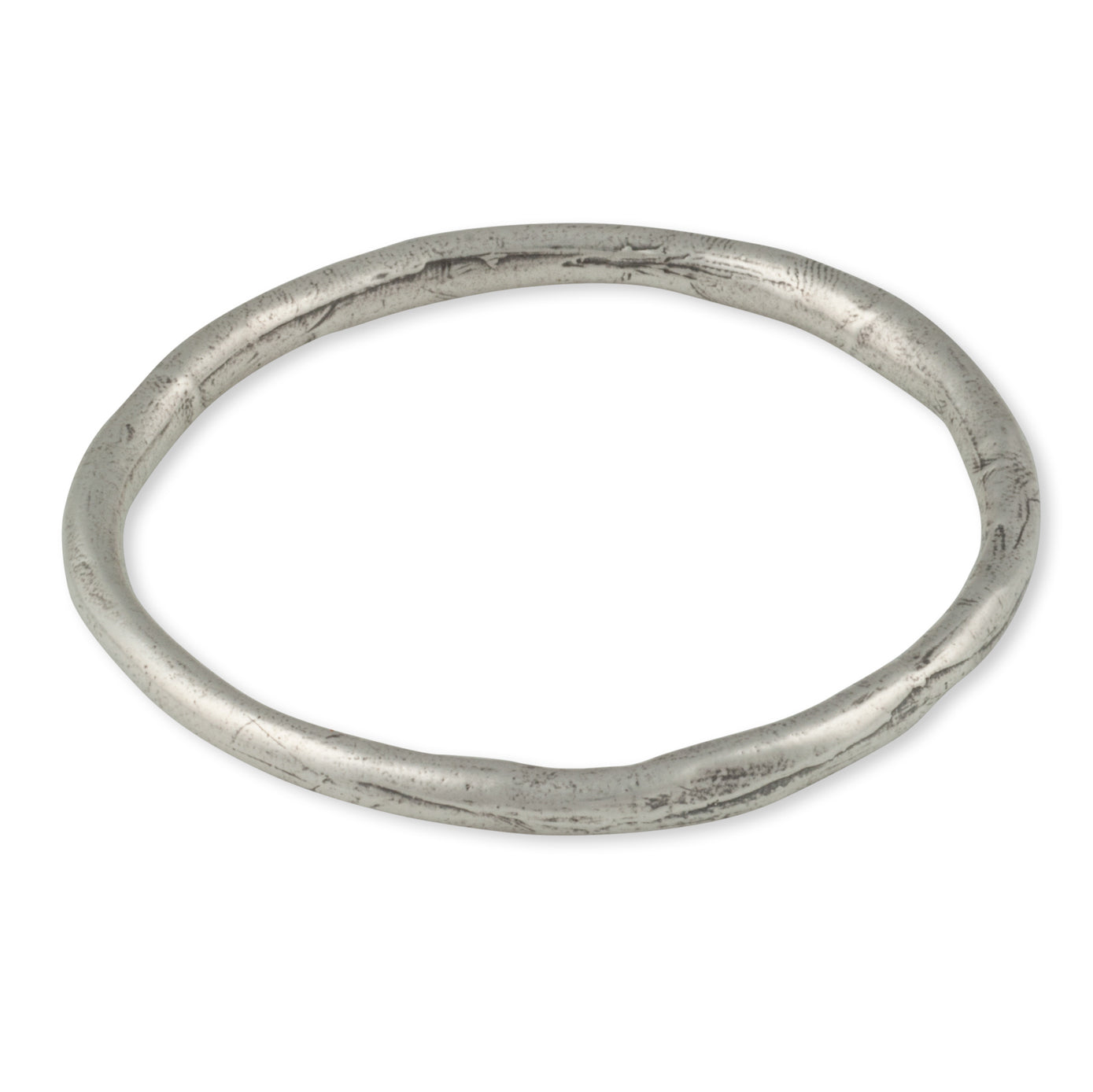 Roman Bangle | Silver Eco Conscious Bangle – Kristen Mara