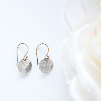 Simple-Accessories-Oxidized-Silver-Disc-Earring