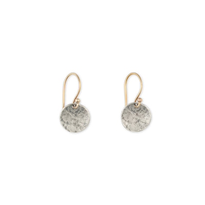 Simple-Accessories-Oxidized-Silver-Disc-Earring