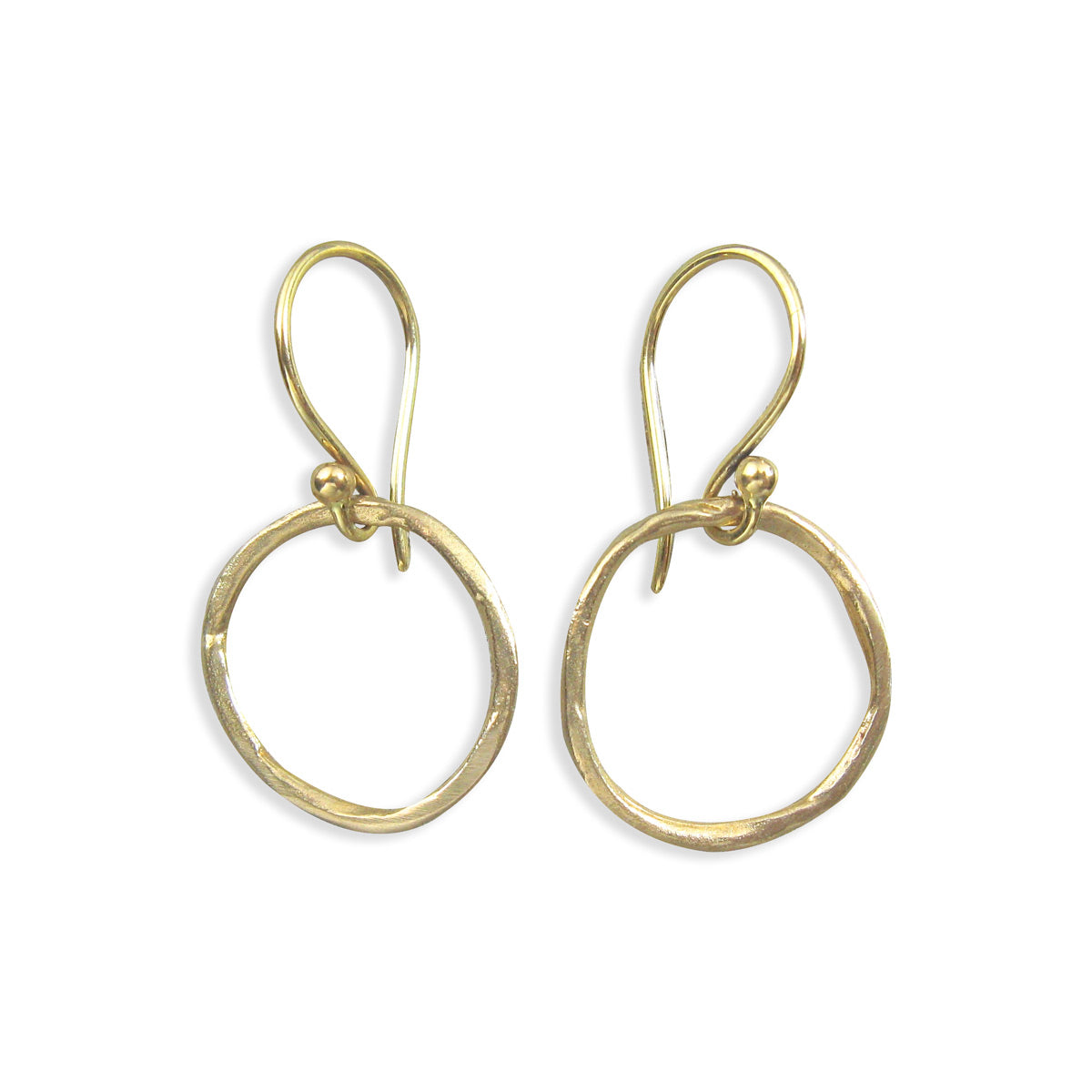 artisan-earring-bronze-oxidized-silver-round-hoop-small