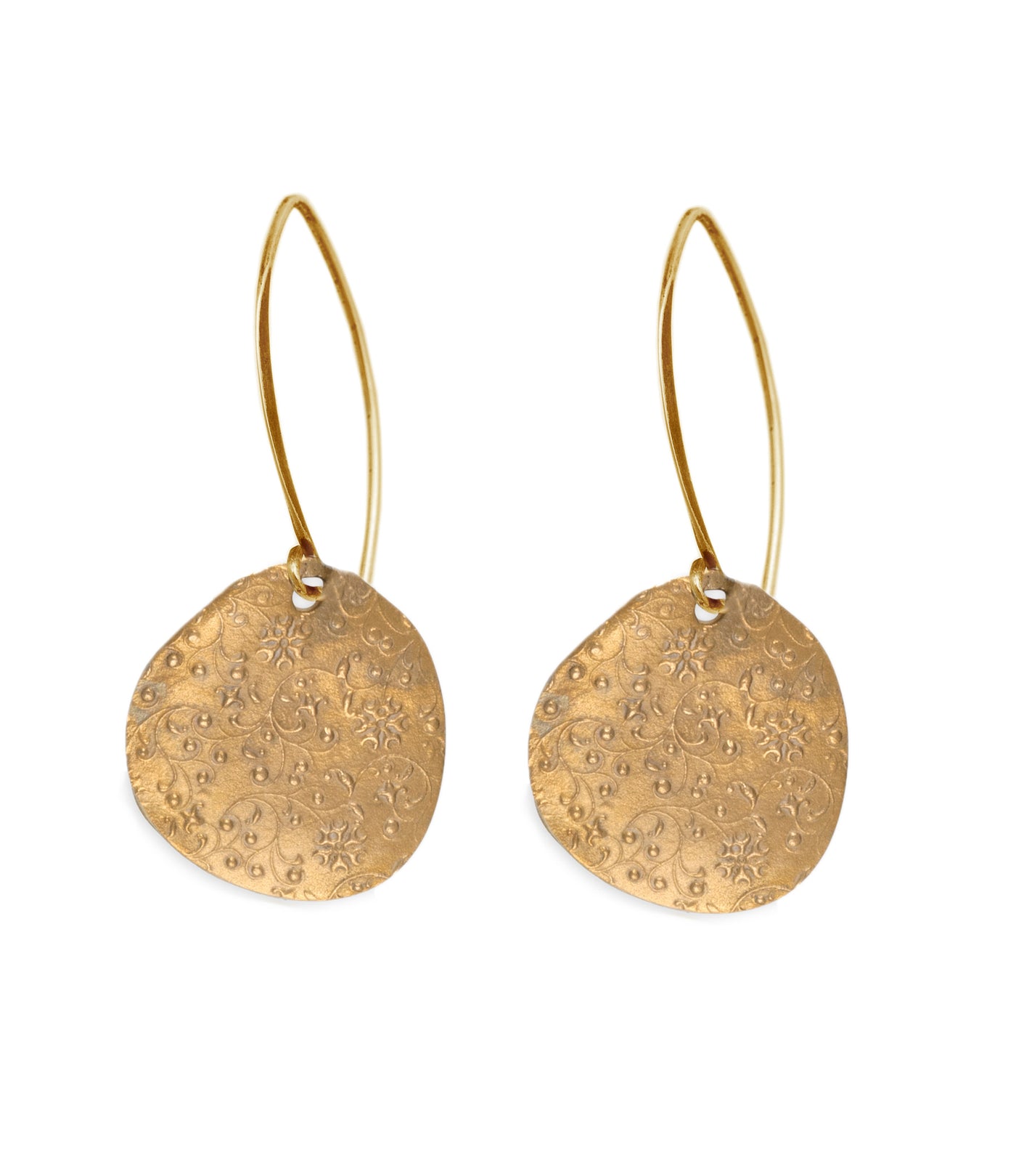 Wildflower Earrings | Bronze
