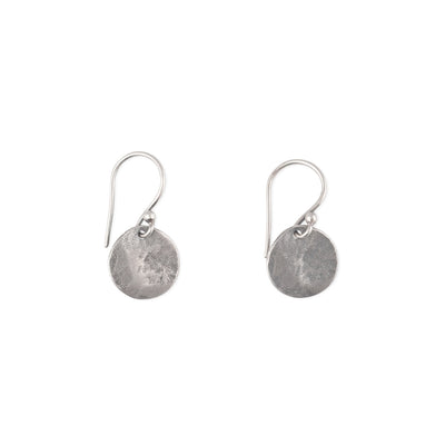 handcrafted-earrings-disc-silver-bronze-small-round