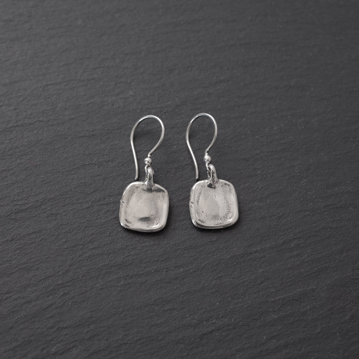 Earrings_Sterling_Silver_Bronze_Square_Handcrafted_Artisan