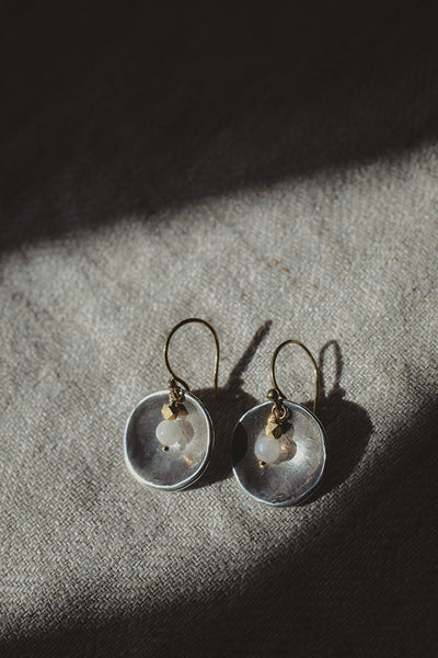 Persephone's Garden Earrings | Silver