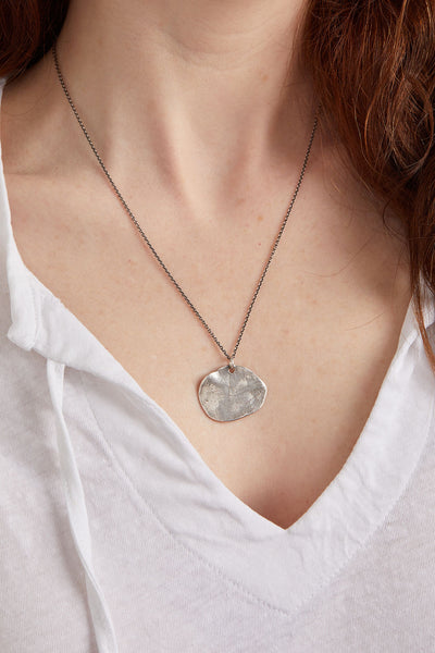Peaceful Intention Necklace | Sterling Silver