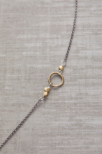 Aurora Necklace | Silver & Bronze